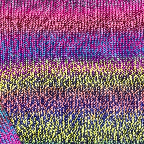 Ultra Flirt Ombre Striped Pullover Multicolored Soft Knit Sweater Size XS - Picture 6 of 6